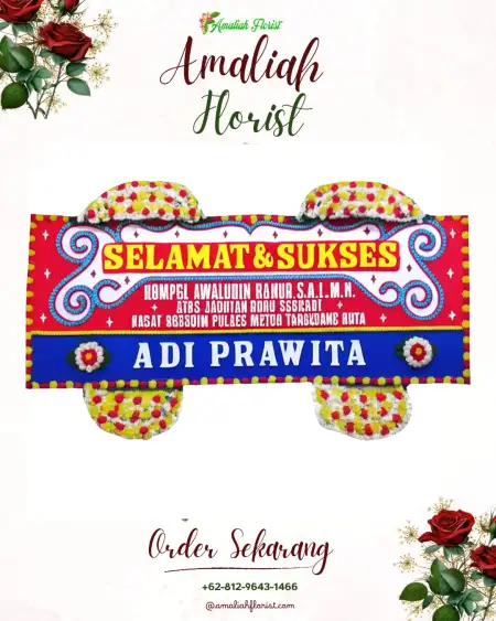 Papan Bunga Ucapan Selamat PIK